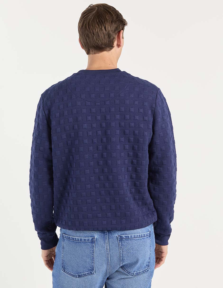 SUDADERA COH25111-11 C, M, AZUL MARINO