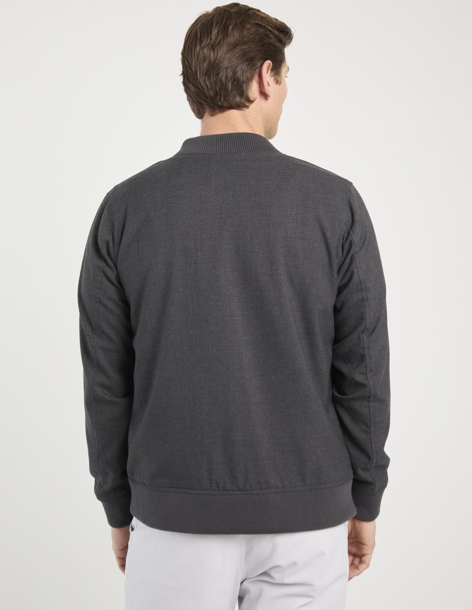 Chamarra tipo bomber con bolsillos para hombre 2