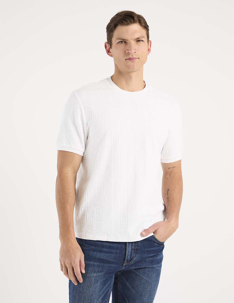 Playera cuello redondo para hombre Playera cuello redondo para hombre