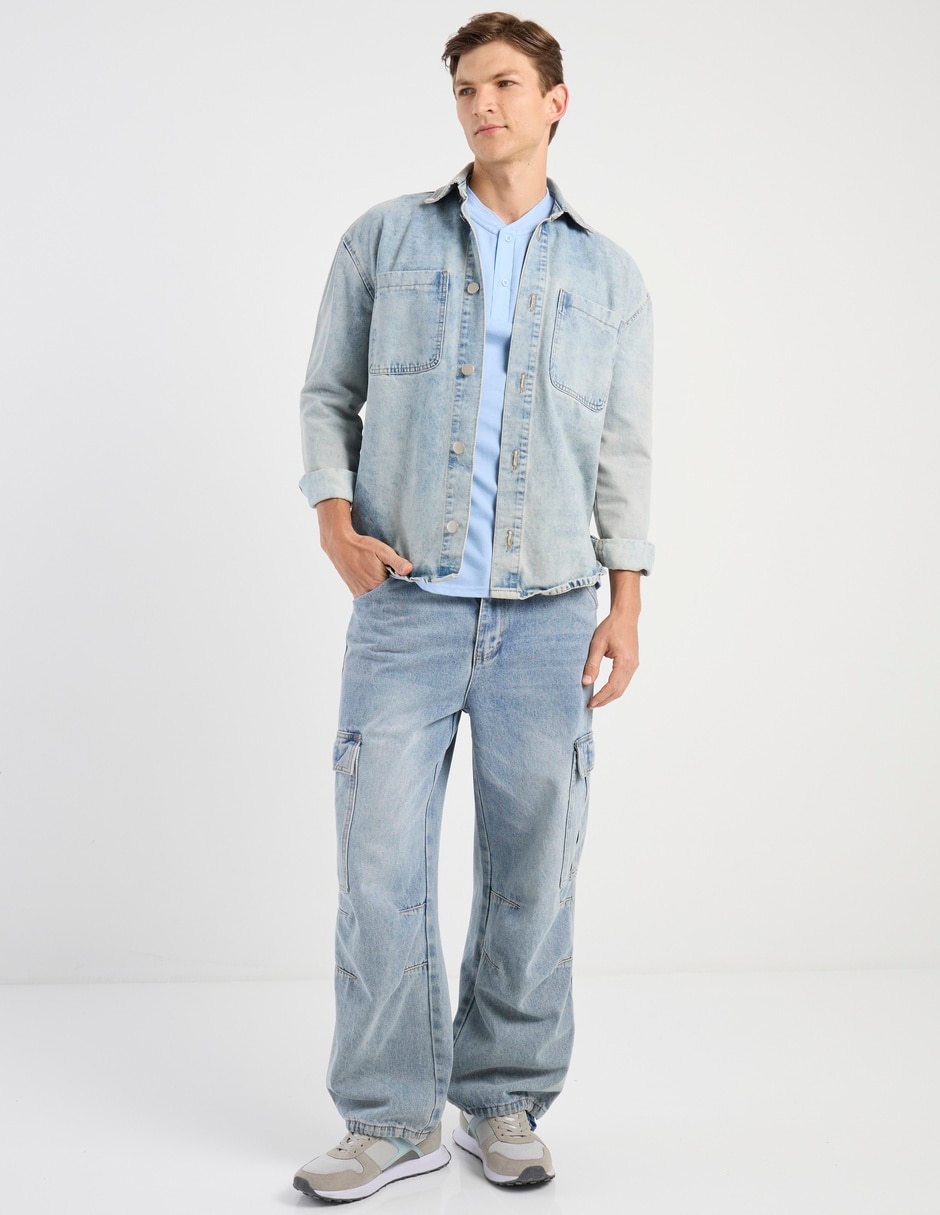 PLAYERA COH25161-10 CO, G, DENIM CLARO