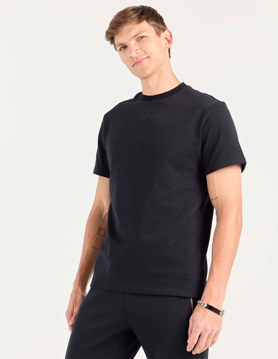 Playera cuello redondo para hombre