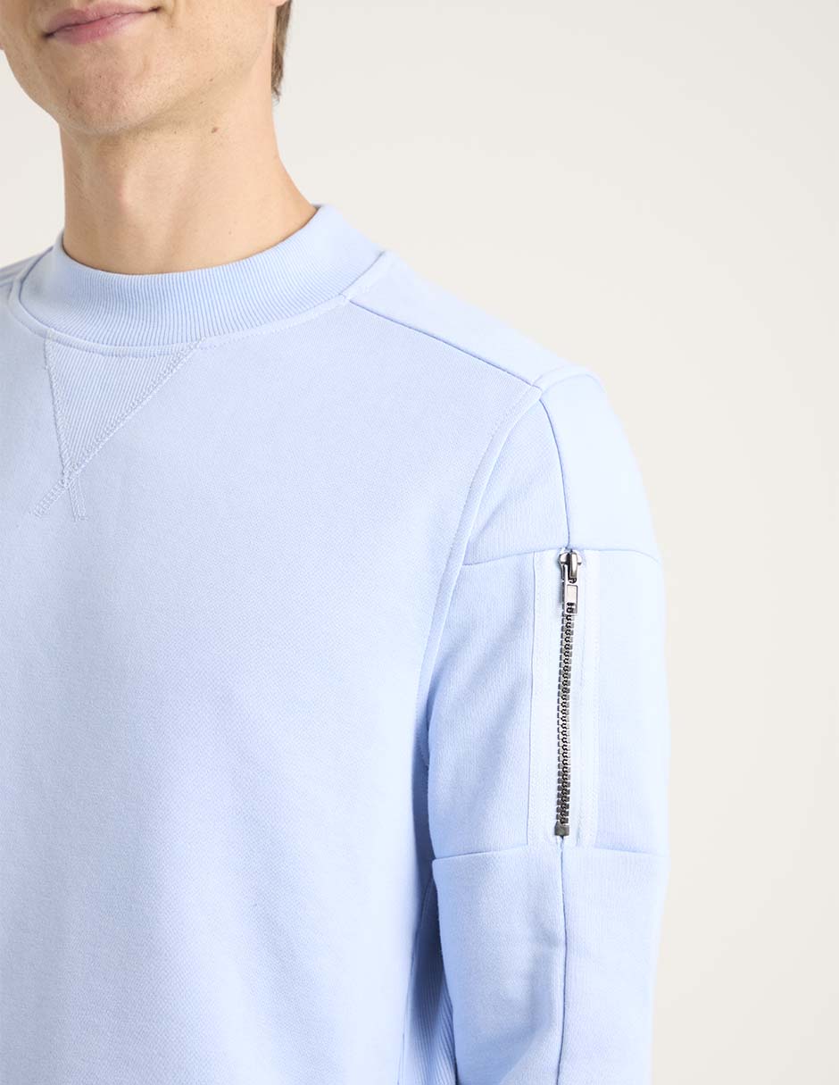SUDADERA COH25167-07, CH, DENIM CLARO