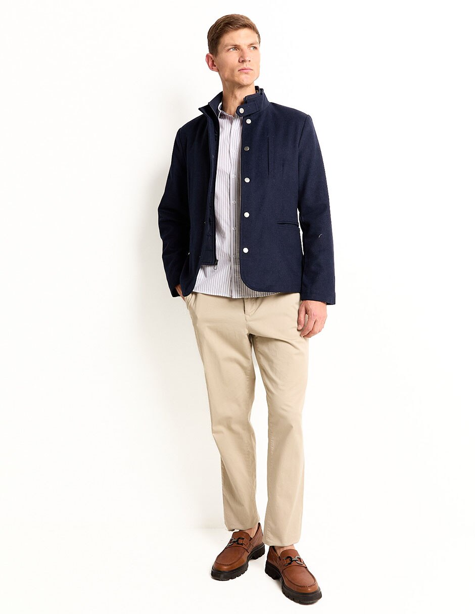 Camisa casual de algodón manga larga para hombre 3