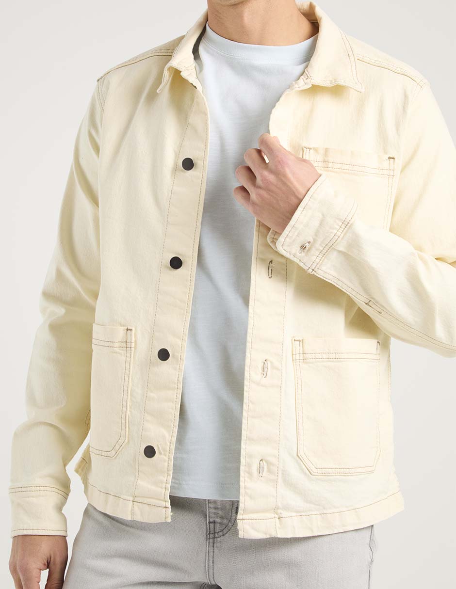 Chamarra denim de mezclilla para hombre 4