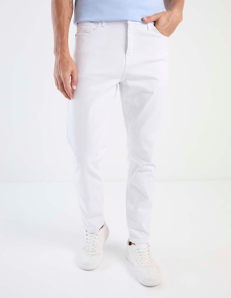Jeans slim lavado claro para hombre Jeans slim lavado claro para hombre