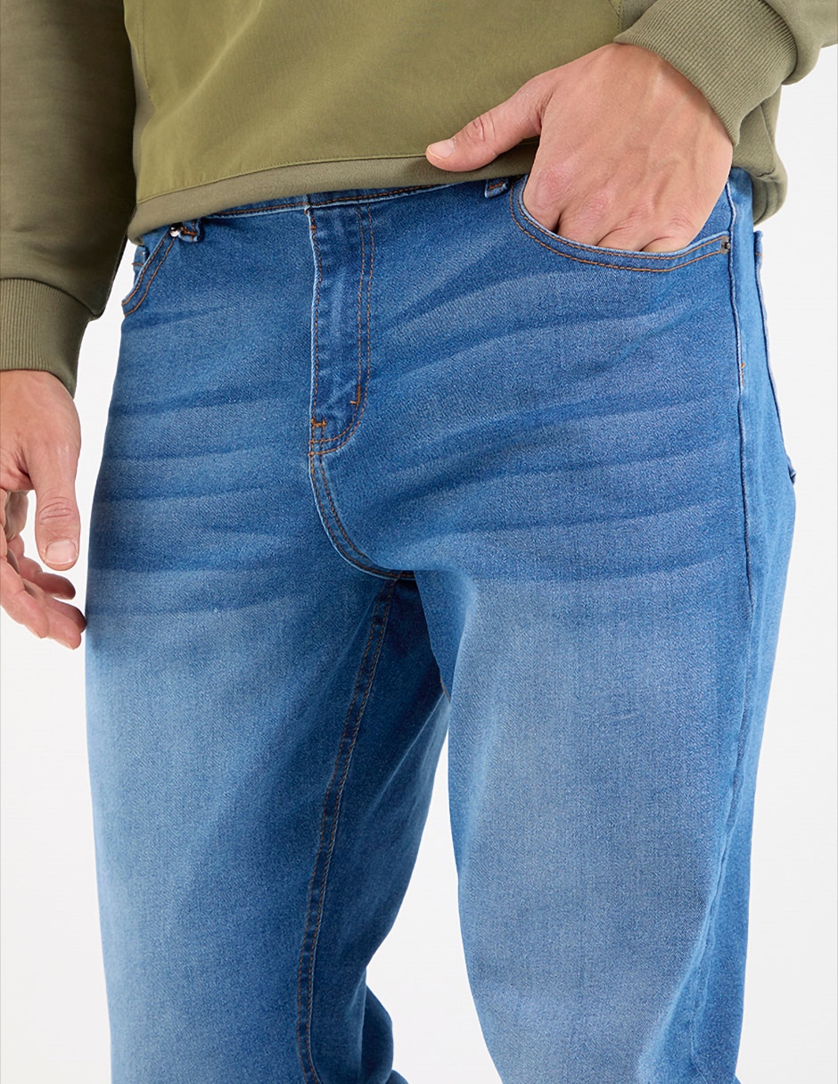 JEANS CONTEMPO, 30, ÍNDIGO DENIM MEDIO