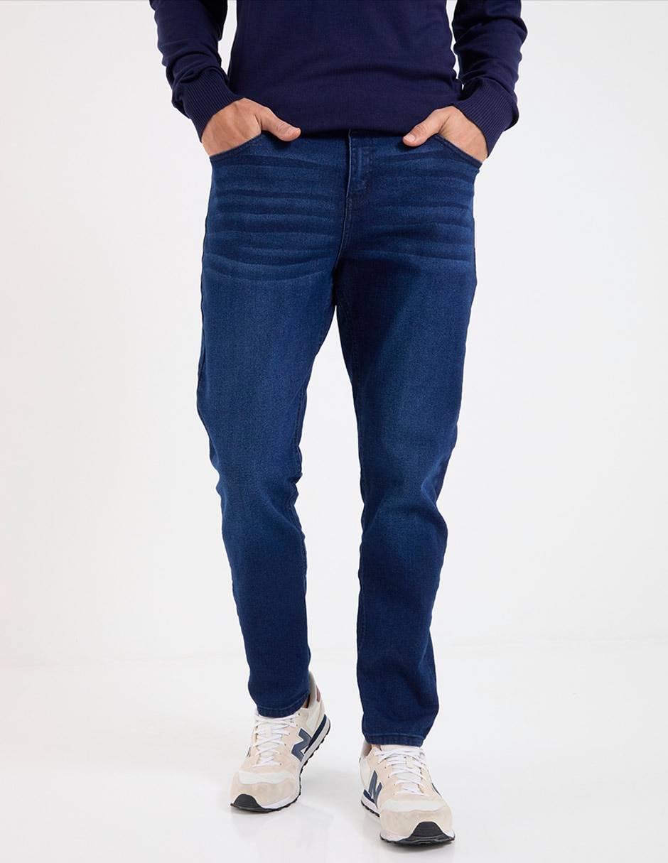 Jeans straight deslavado para hombre Jeans straight deslavado para hombre