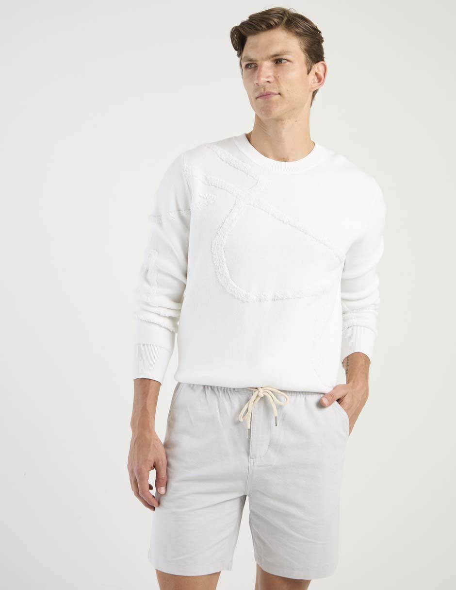 Bermuda de algodón para hombre