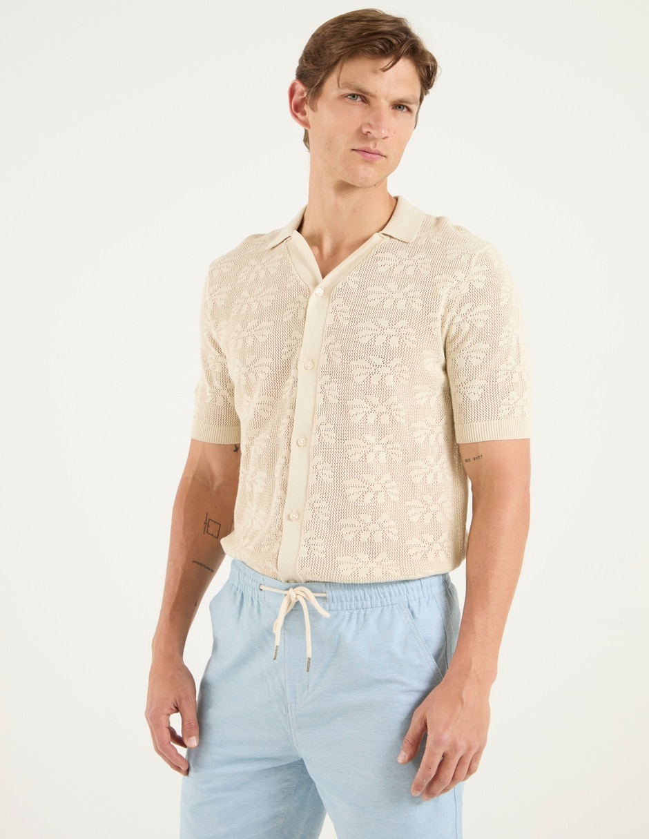 Bermuda de algodón para hombre