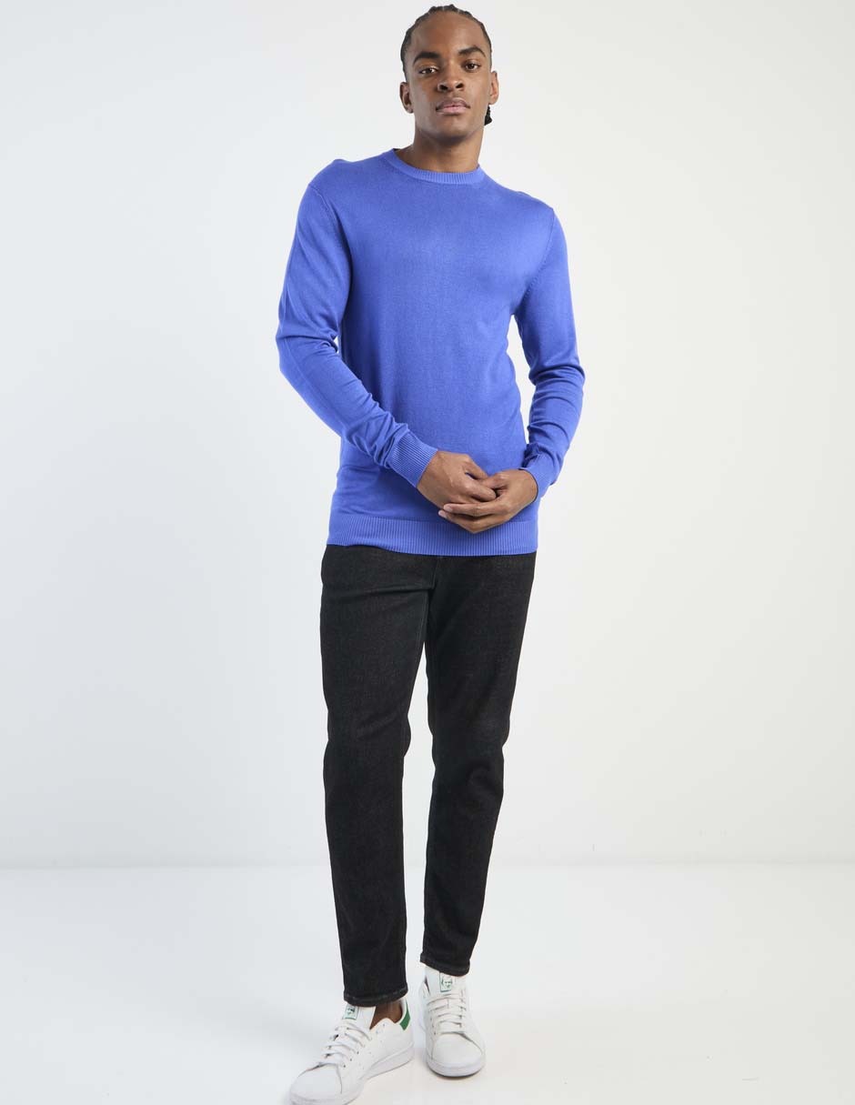 SUETER COH26174-1 CONTE, G, AZUL MEDIO