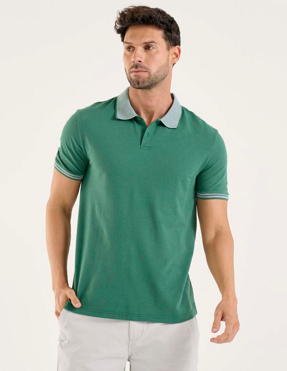 Playera tipo polo para hombre