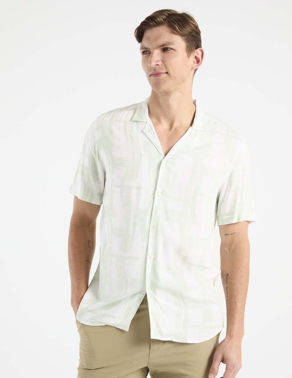 Camisa casual manga corta para hombre Camisa casual manga corta para hombre