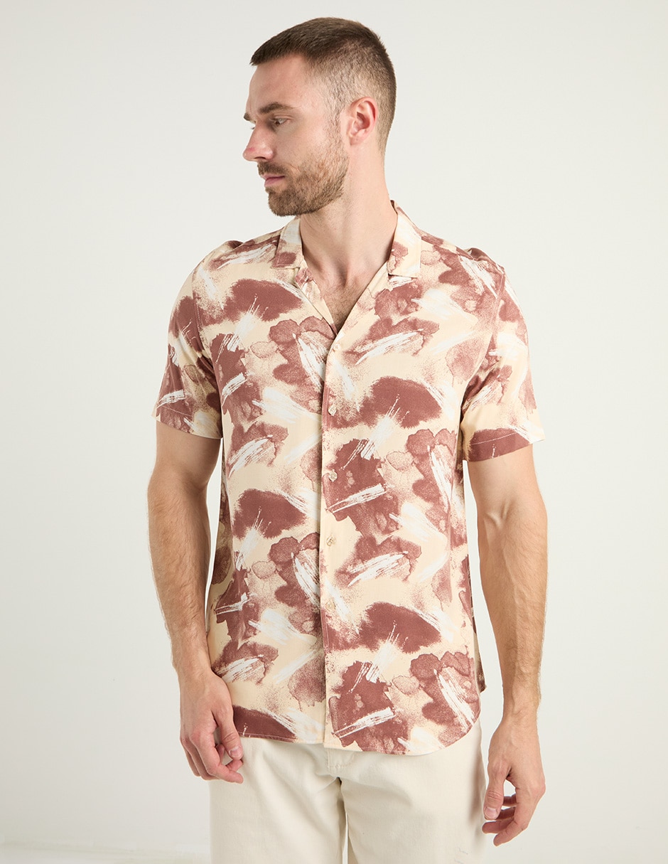 Camisa casual manga corta para hombre Camisa casual manga corta para hombre