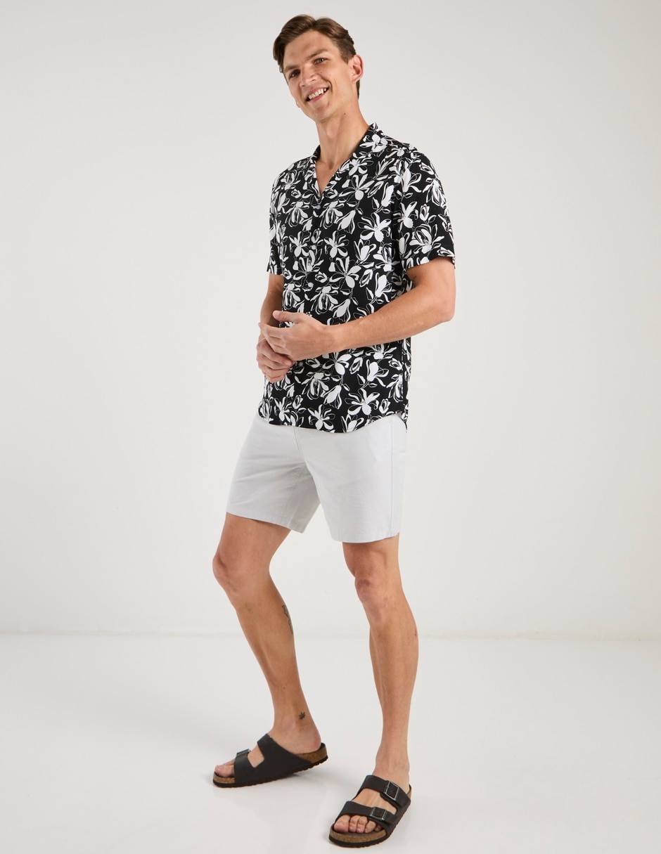 Camisa casual manga corta para hombre 3