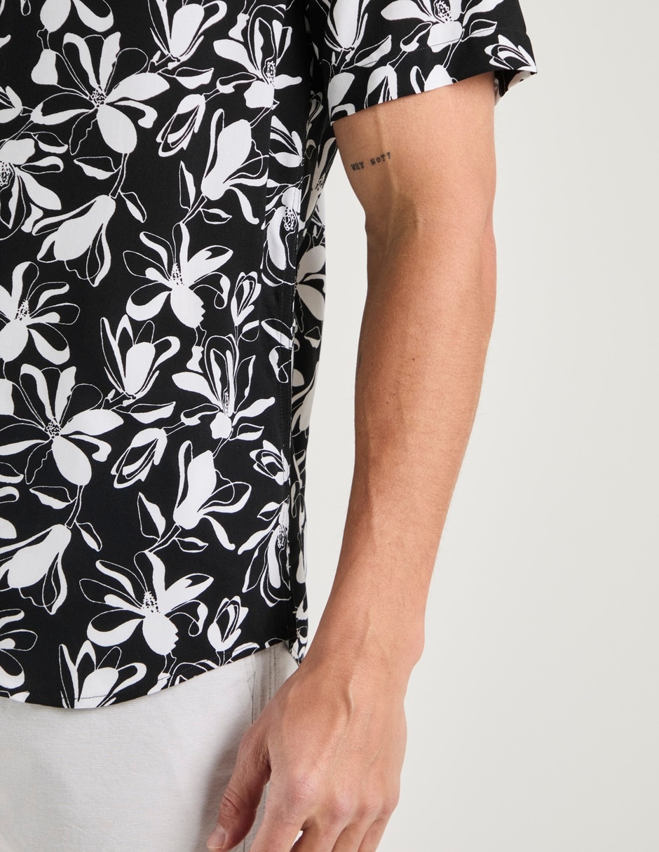 Camisa casual manga corta para hombre 5