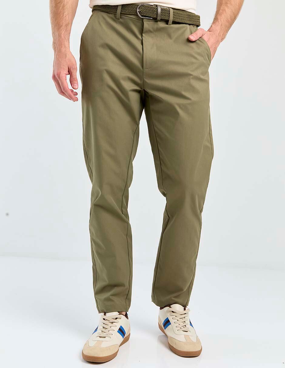 Pantalón business casual chino recto para hombre Pantalón business casual chino recto para hombre
