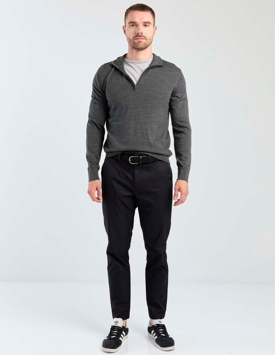 Pantalón business casual chino recto para hombre 3
