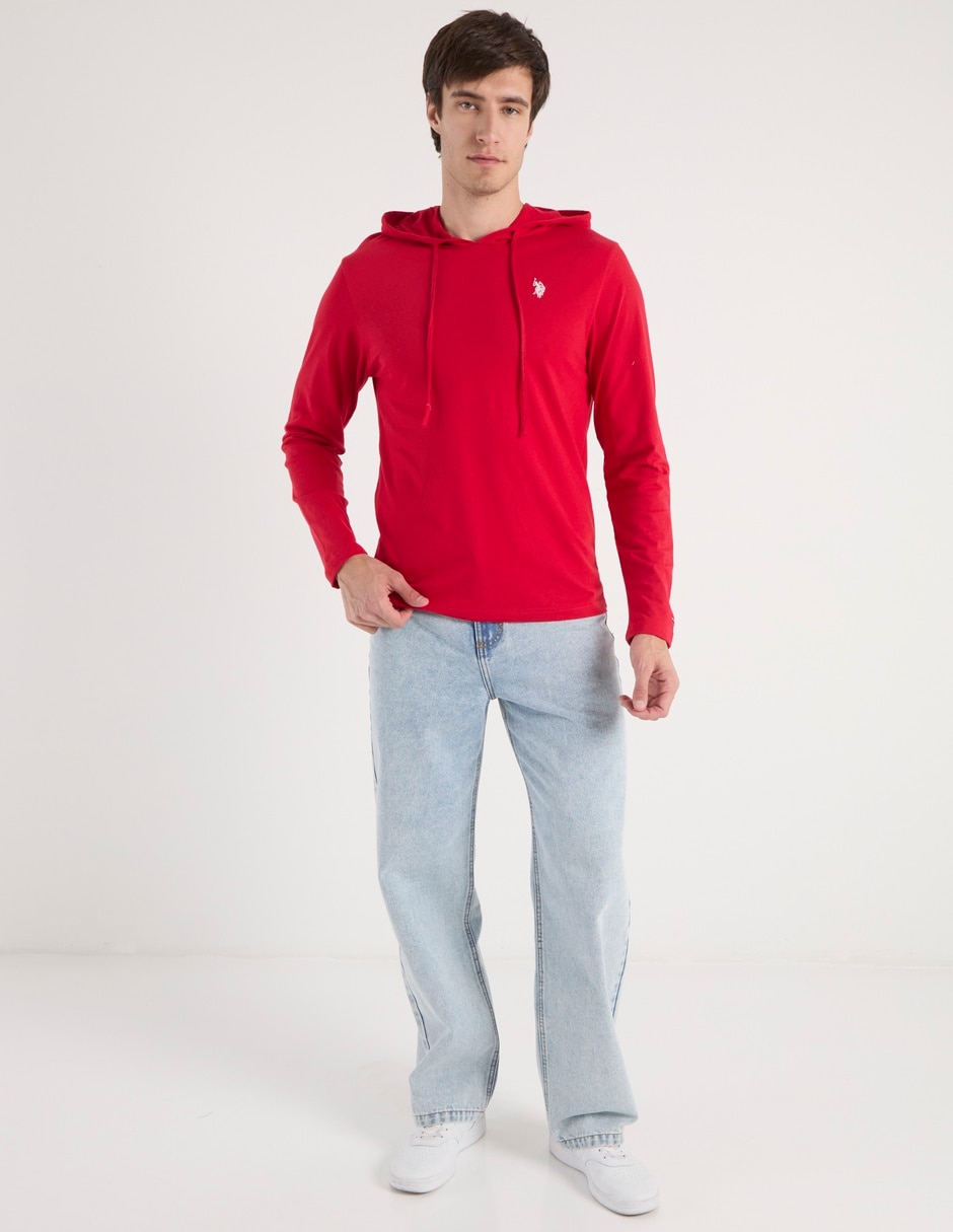 Jeans straight lavado claro para hombre 2
