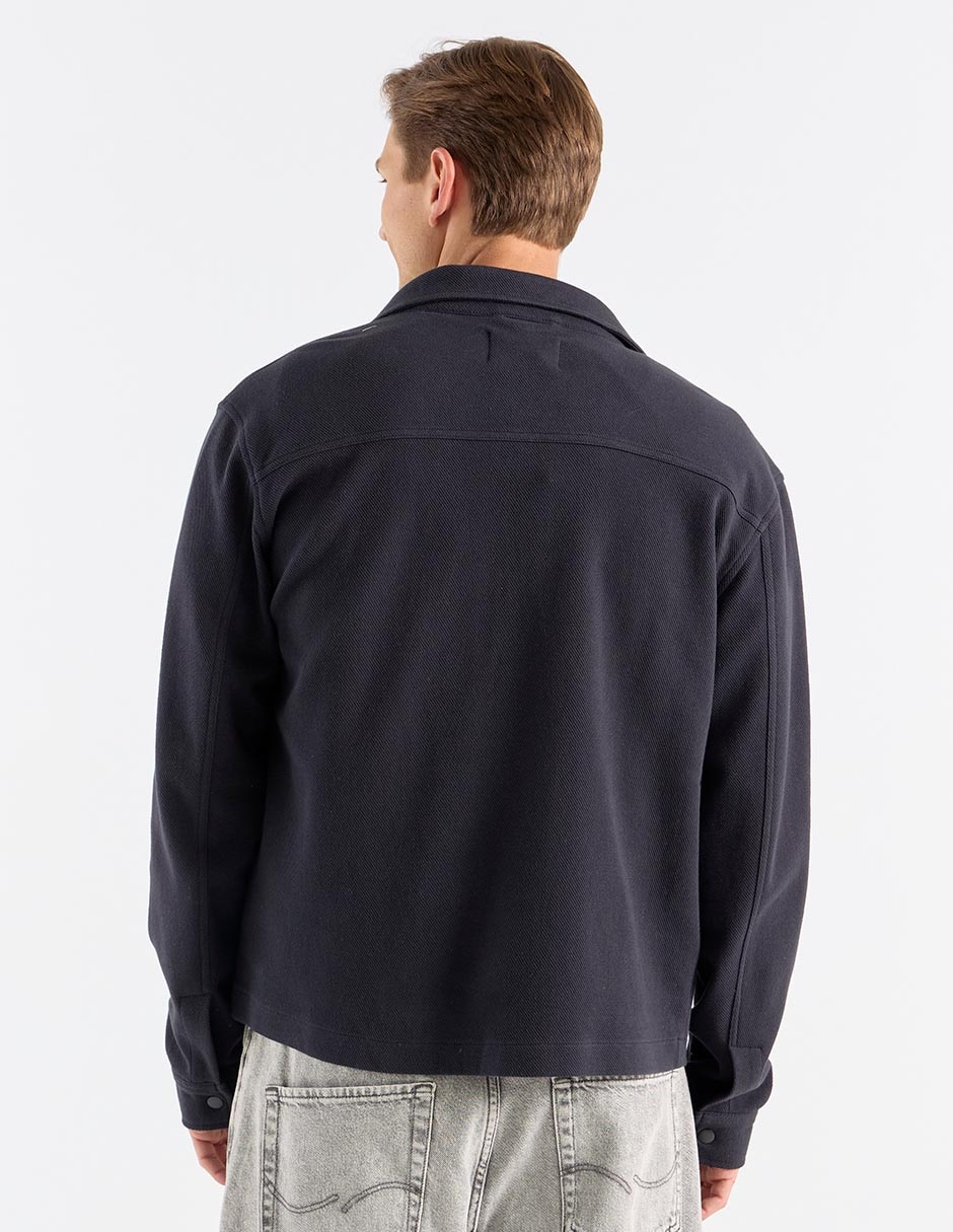 Sobrecamisa casual de manga larga para hombre 6