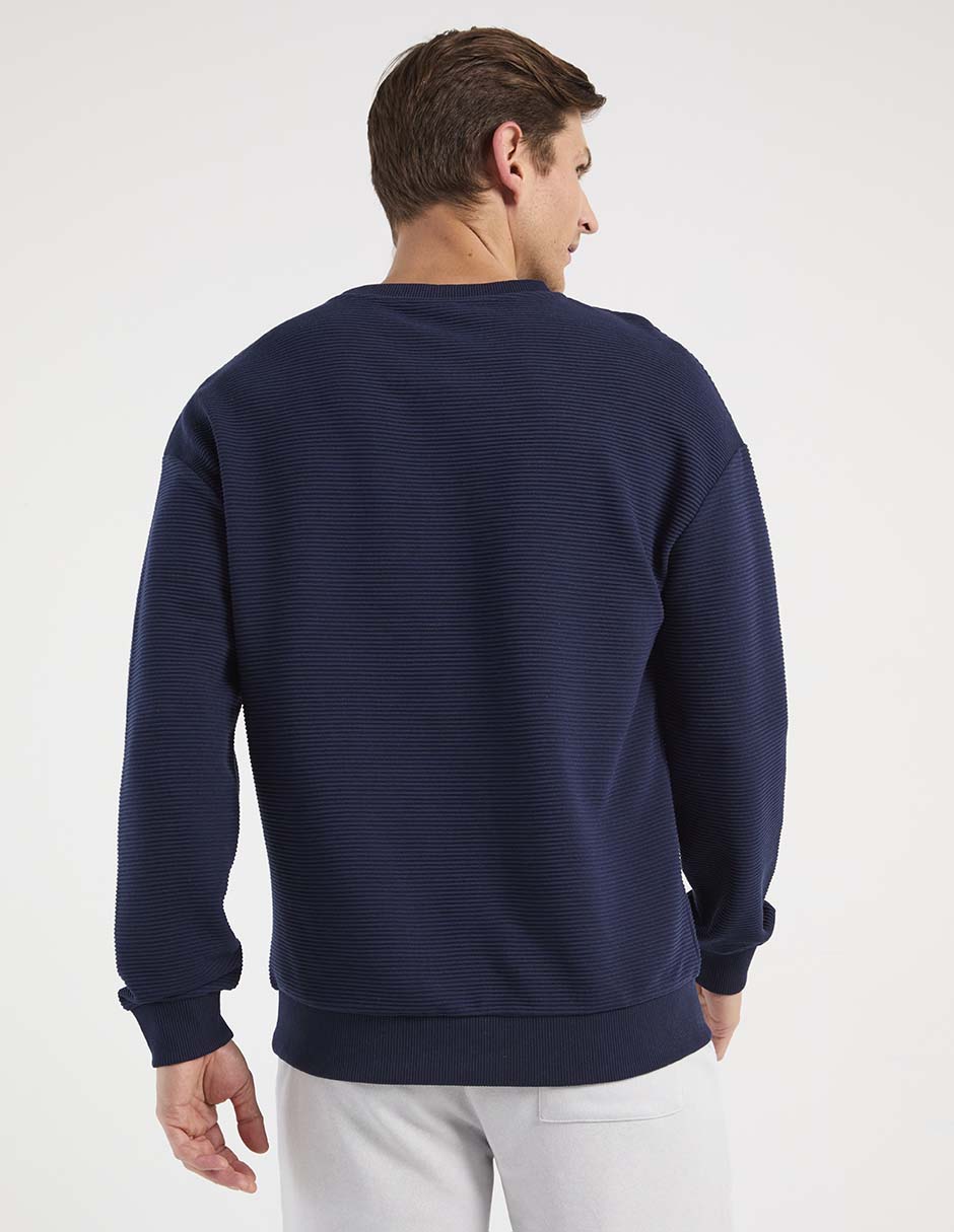 SUDADERA COH26129-3 CO, G, AZUL MARINO
