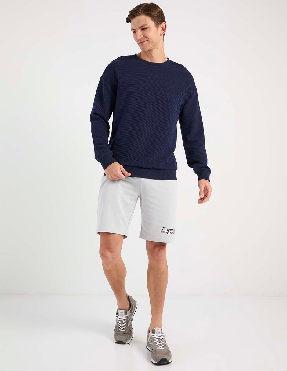 SUDADERA COH26129-3 CO, G, AZUL MARINO
