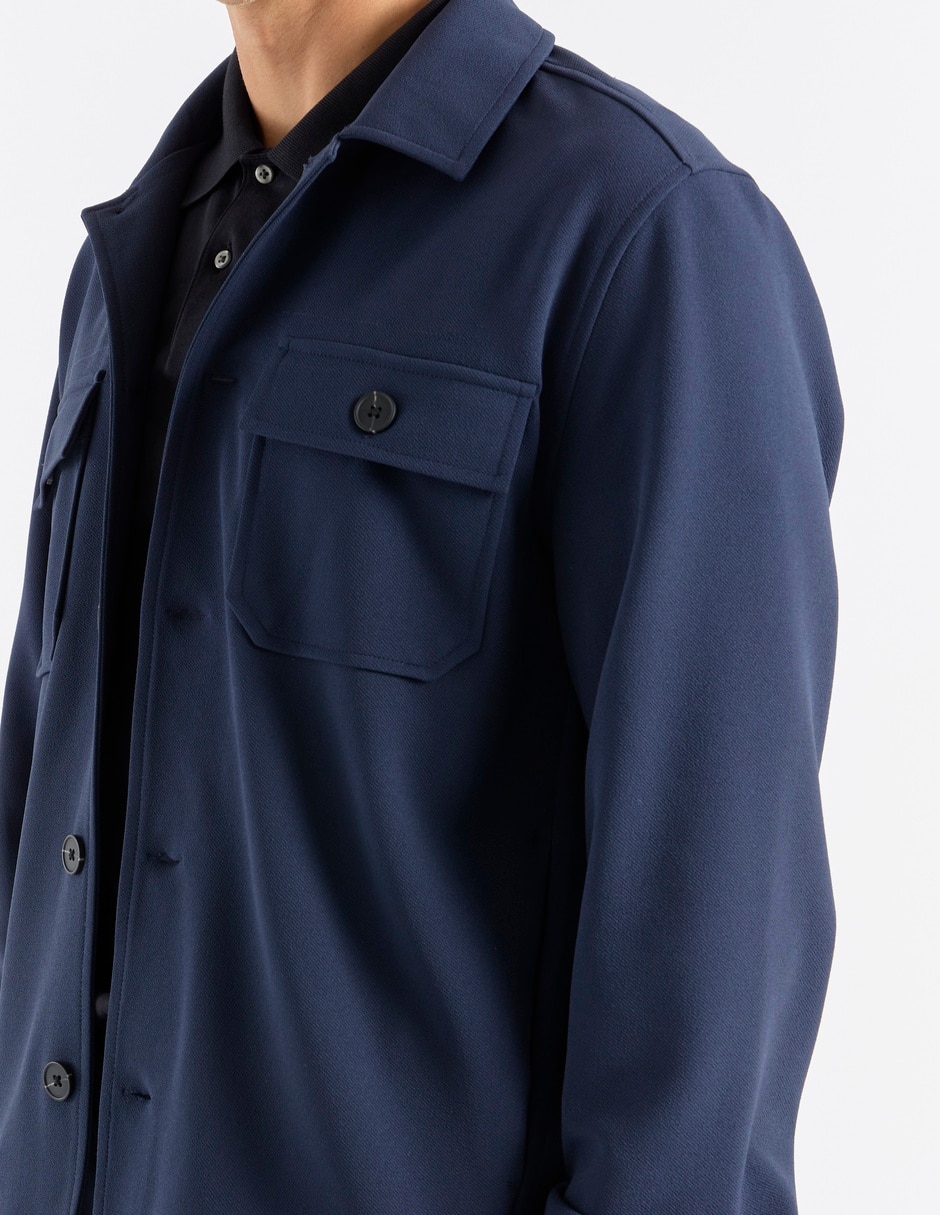Camisa casual de algodón manga larga para hombre 5