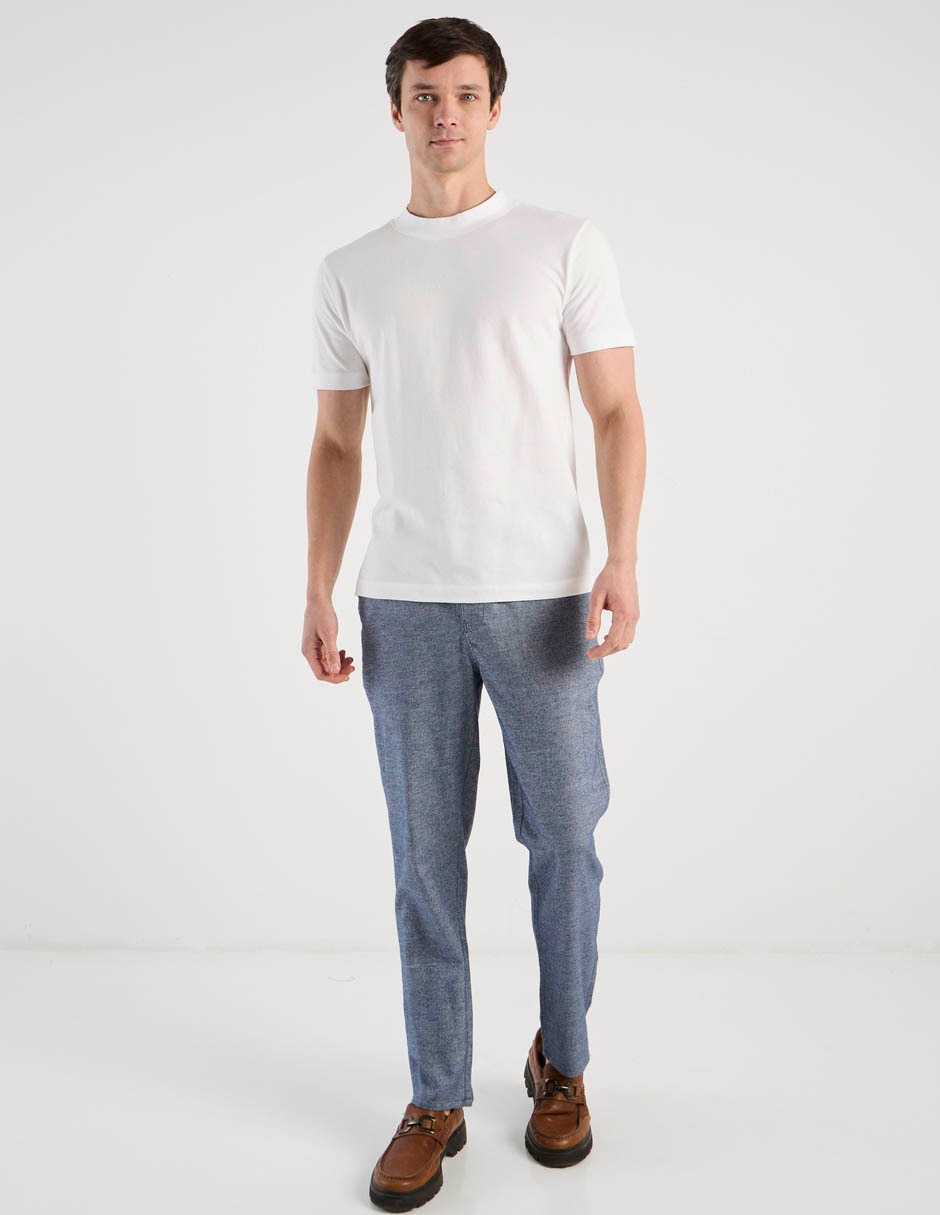 PANTALON JOGGER CONTE, 32, AZUL MARINO