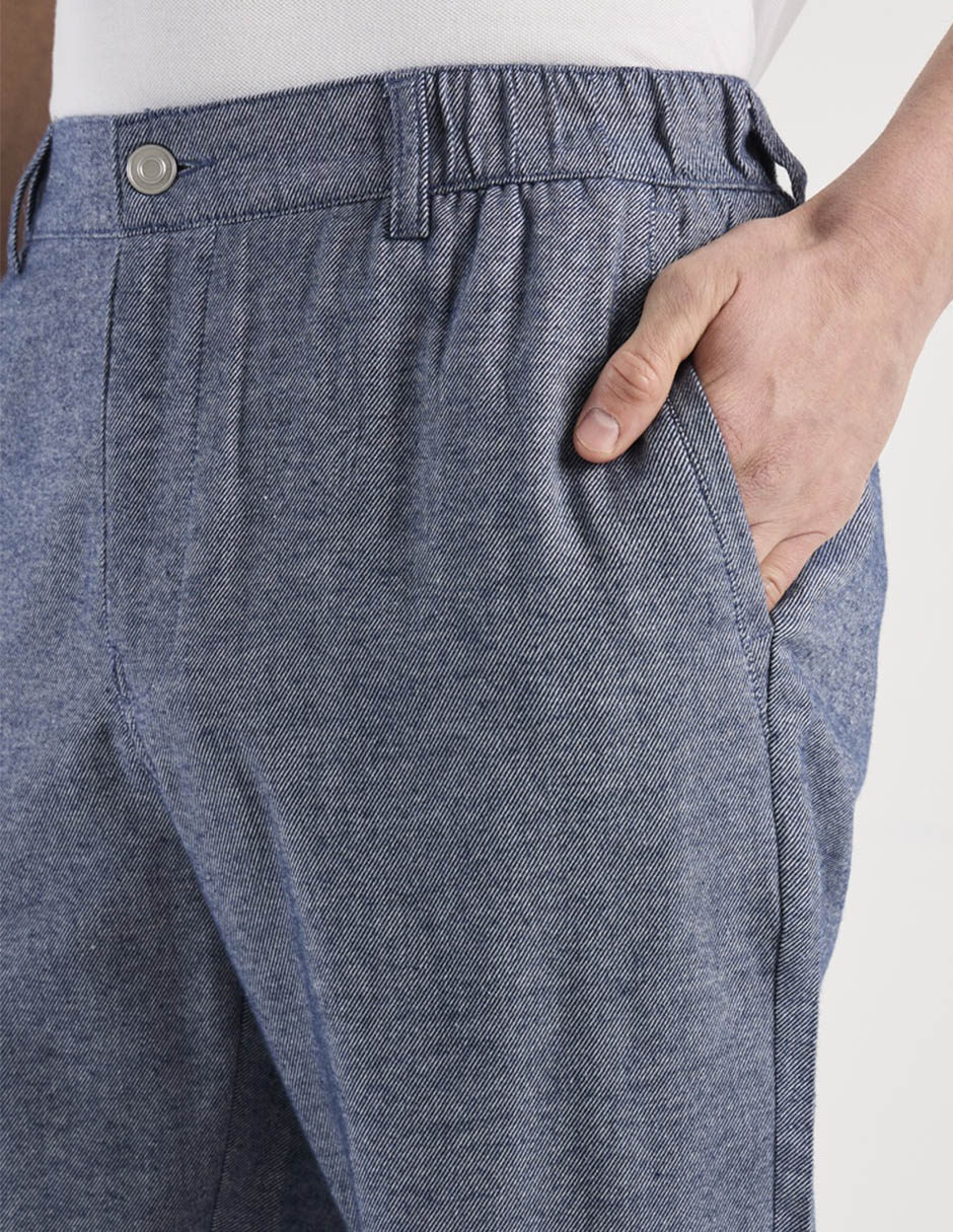 PANTALON JOGGER CONTE, 32, AZUL MARINO