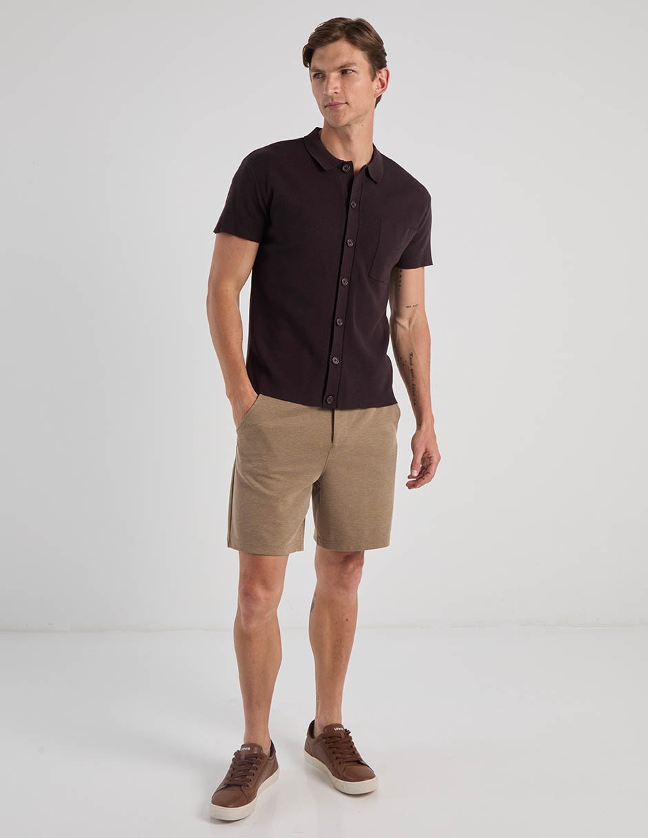 Camisa casual manga corta para hombre 3