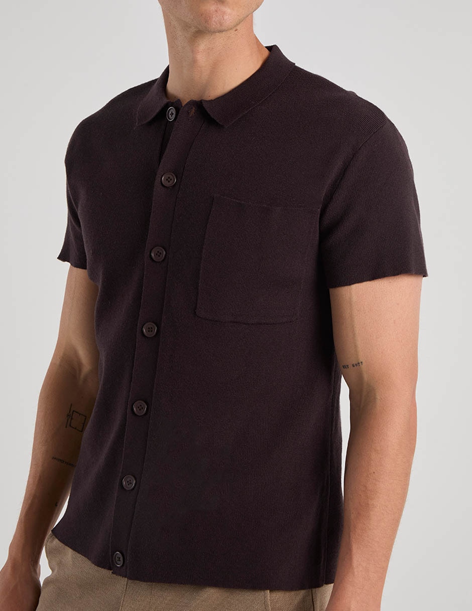 Camisa casual manga corta para hombre 4