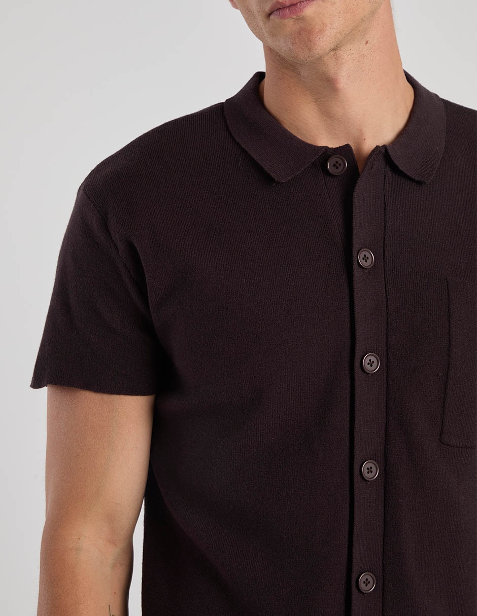 Camisa casual manga corta para hombre 5