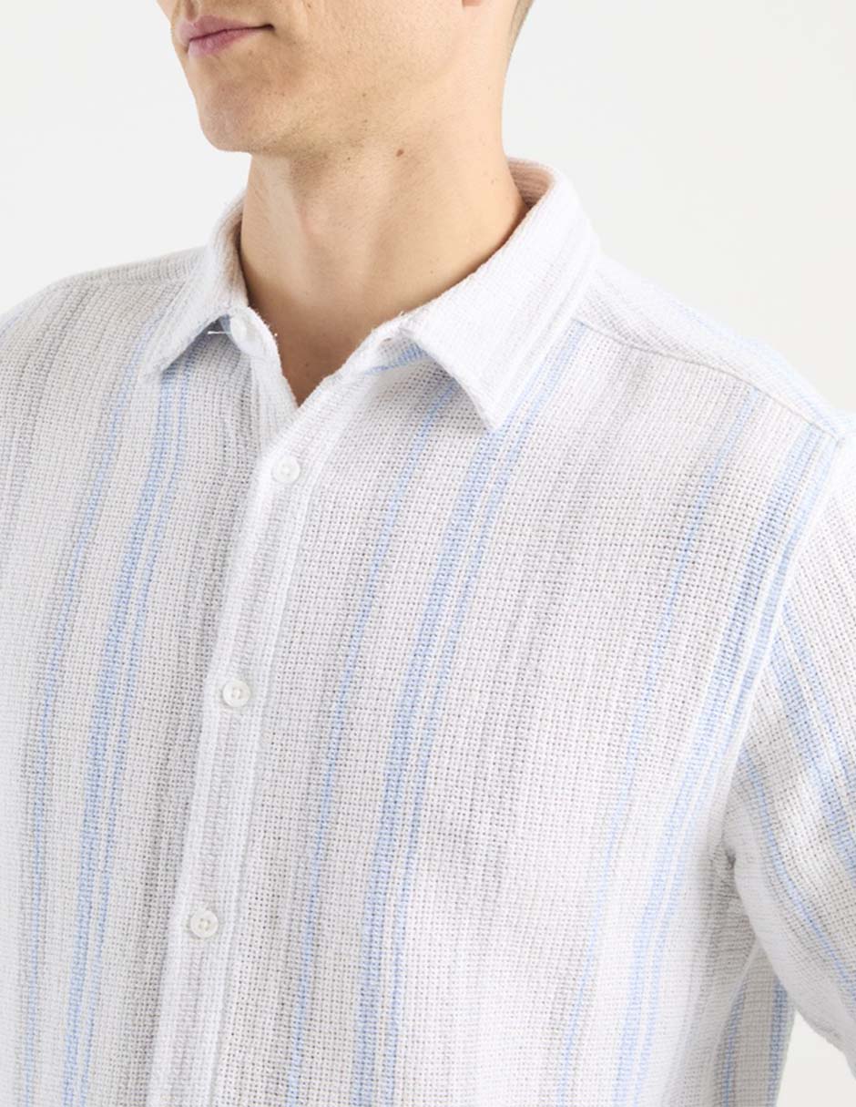 CAMISA COH26051-3 CONTE, G, GRIS CLARO