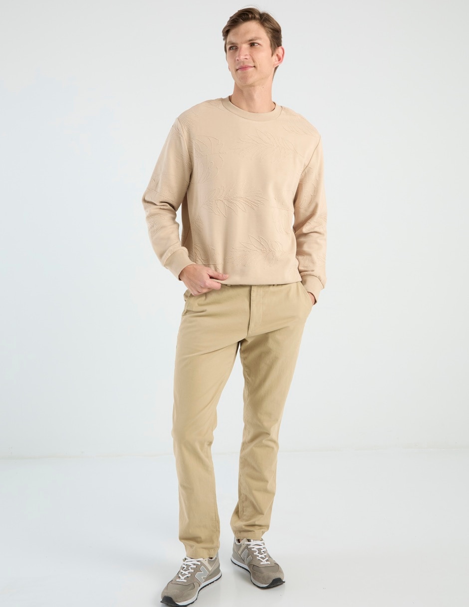 SUDADERA COH26205-2 CO, G, KHAKI CLARO