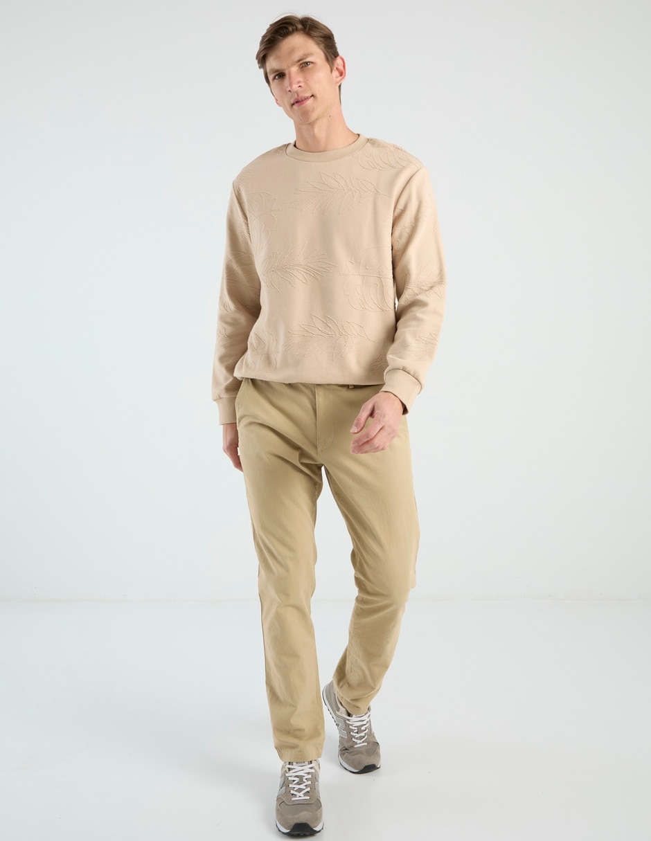 SUDADERA COH26205-2 CO, G, KHAKI CLARO