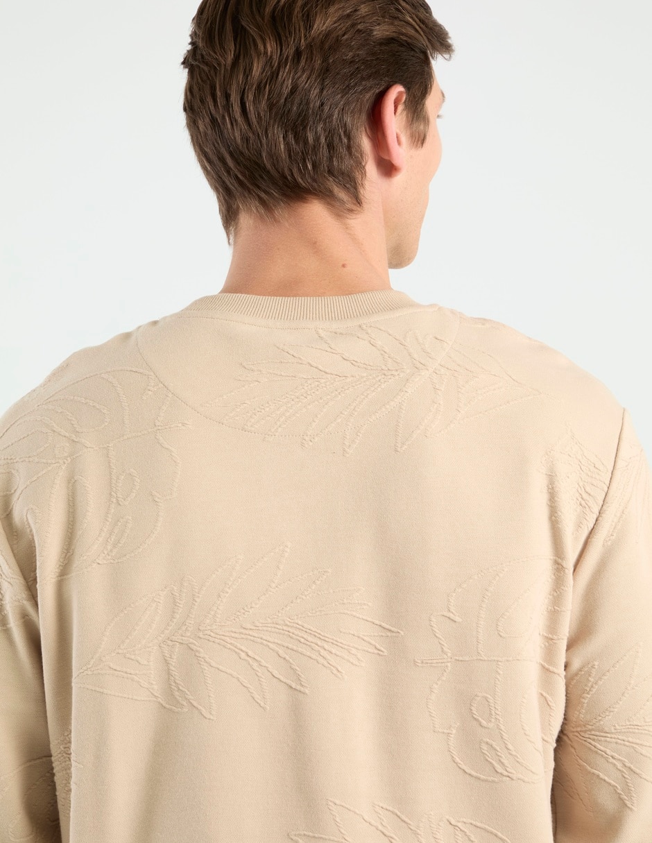 SUDADERA COH26205-2 CO, G, KHAKI CLARO