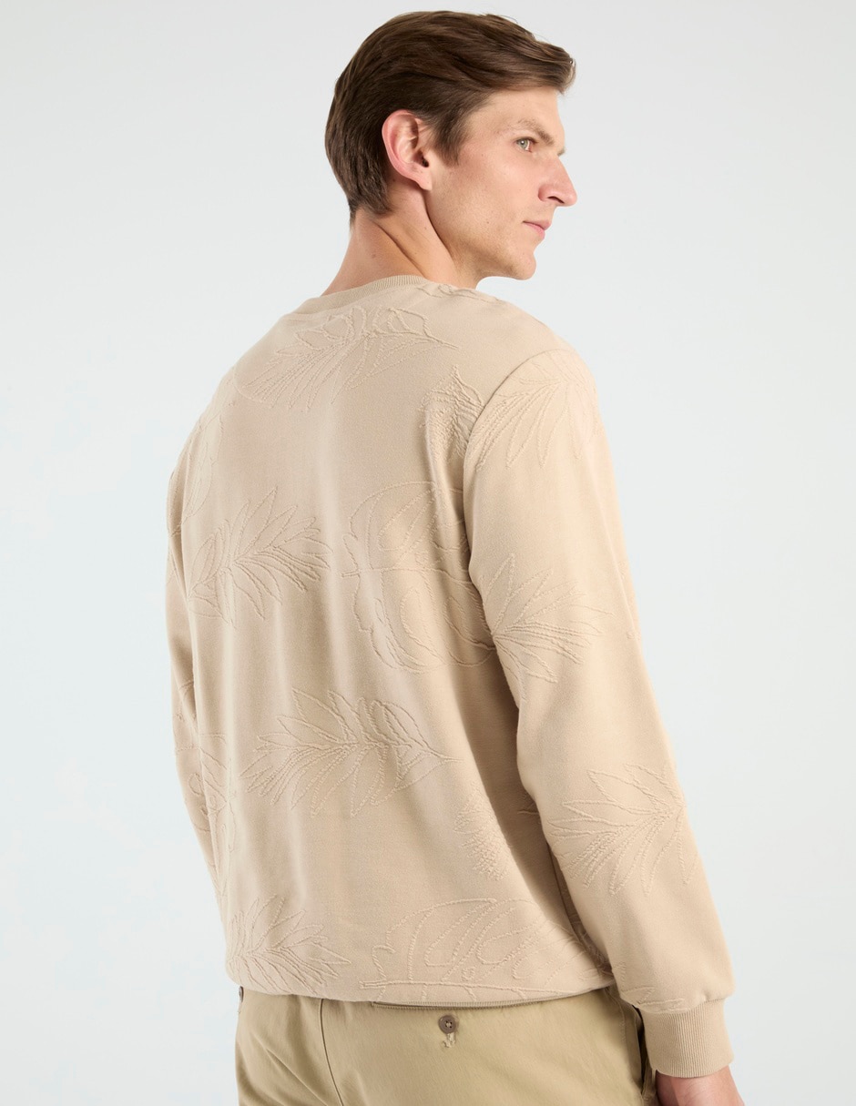 SUDADERA COH26205-2 CO, G, KHAKI CLARO