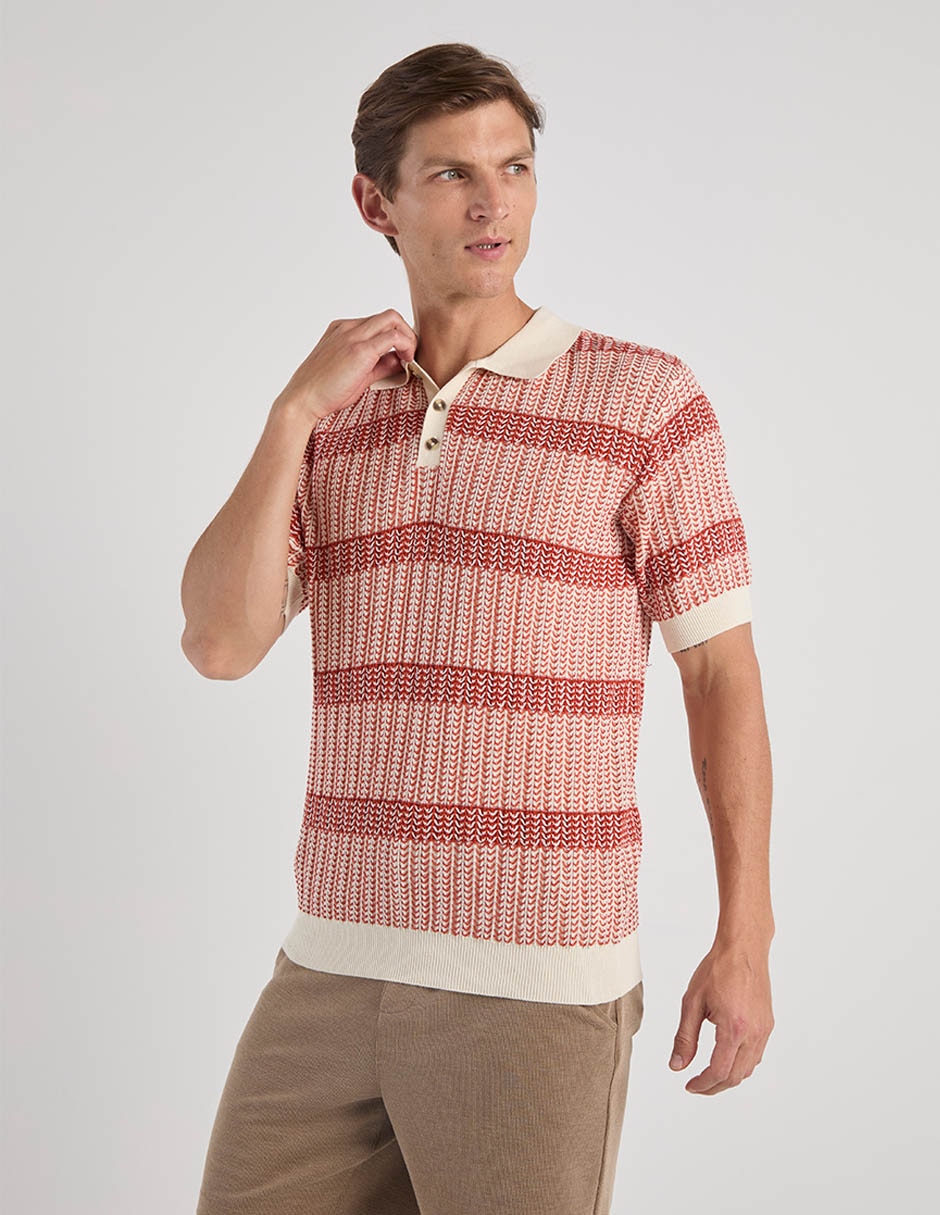 Playera tipo polo para hombre