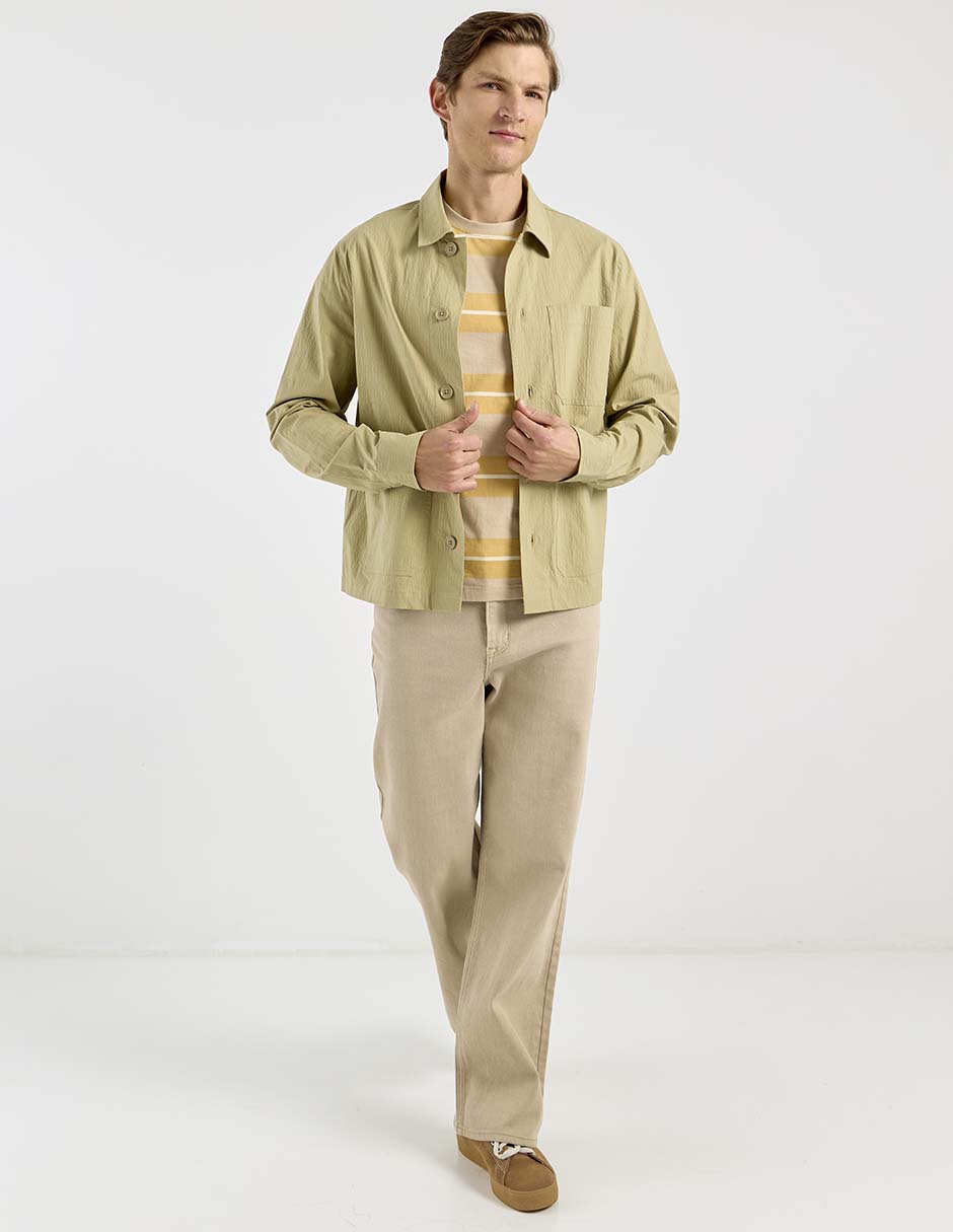 SOBRECAMISA COH26217-4, G, KHAKI CLARO