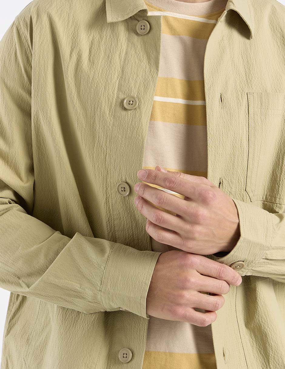 SOBRECAMISA COH26217-4, G, KHAKI CLARO