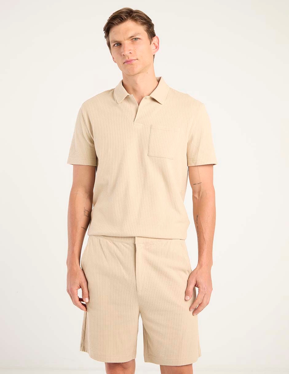 Bermuda de algodón para hombre