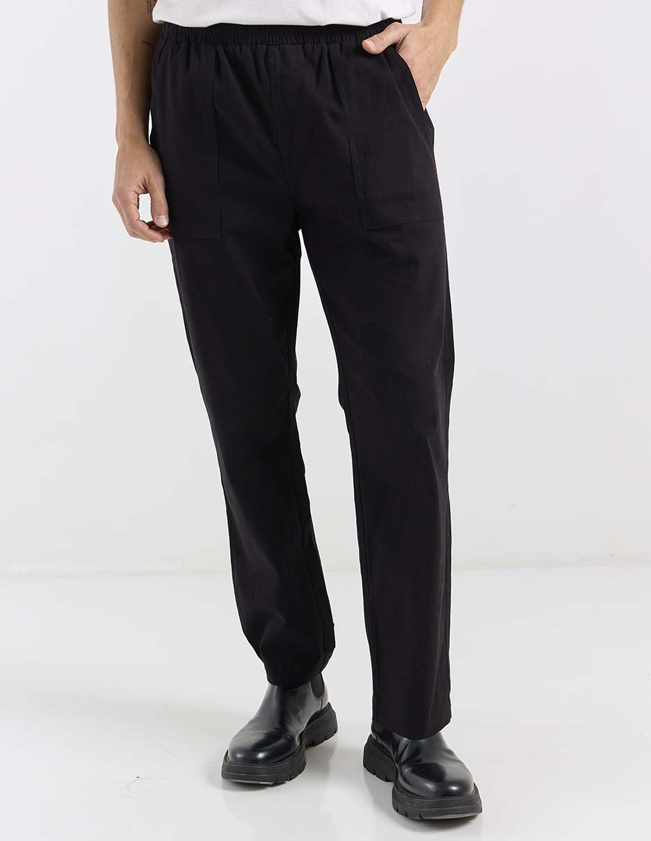 Pantalón straight de algodón para hombre