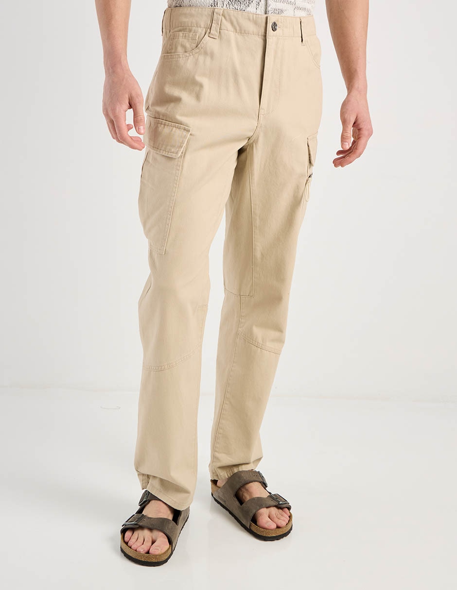 Pantalón cargo straight para hombre