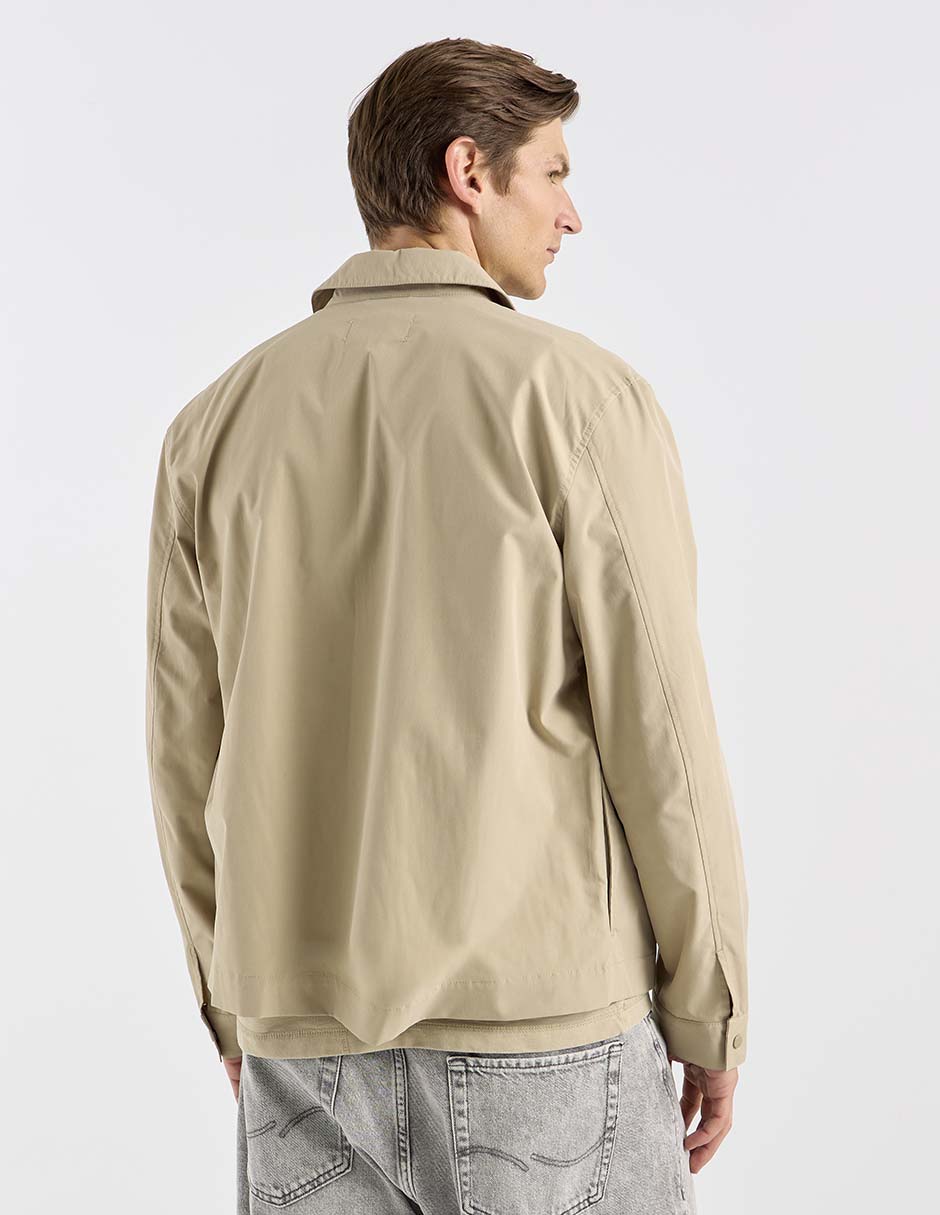 Sobrecamisa casual manga larga para hombre 6