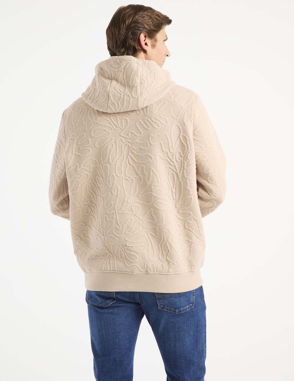 SUDADERA COH26021-2 CO, M, KHAKI CLARO