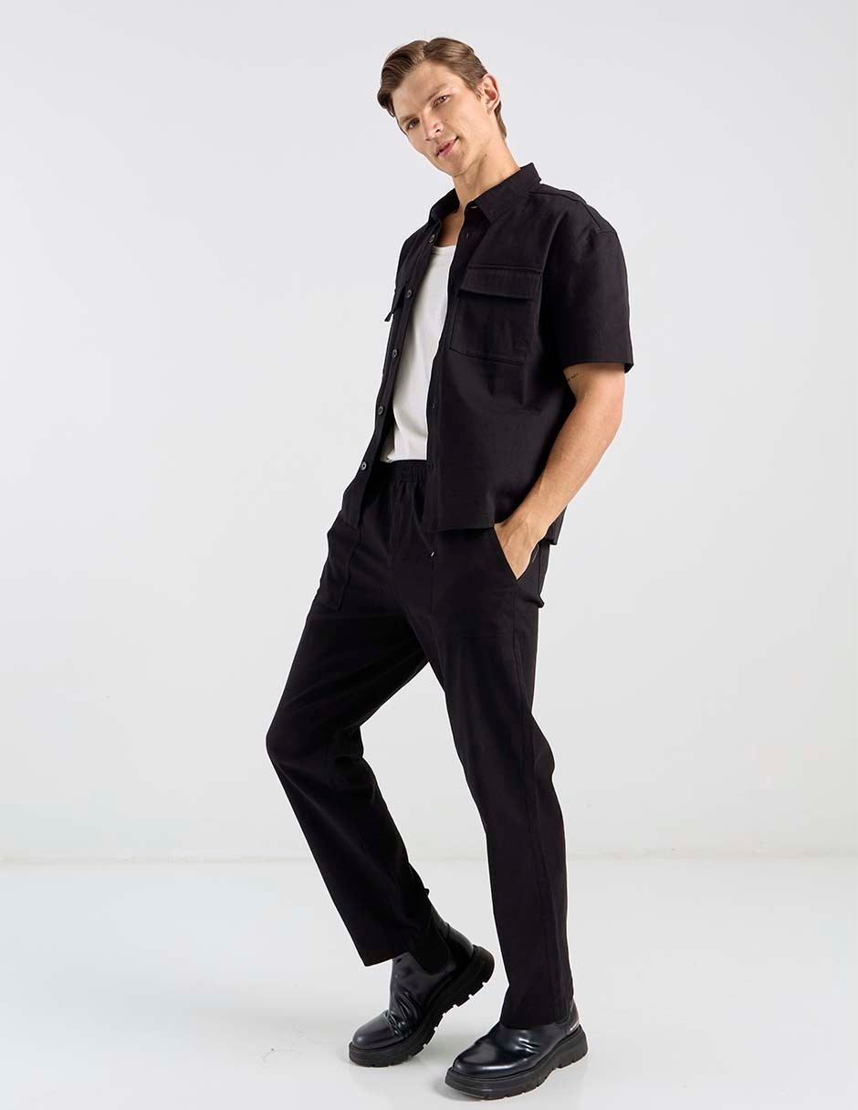 Camisa casual manga corta para hombre 3