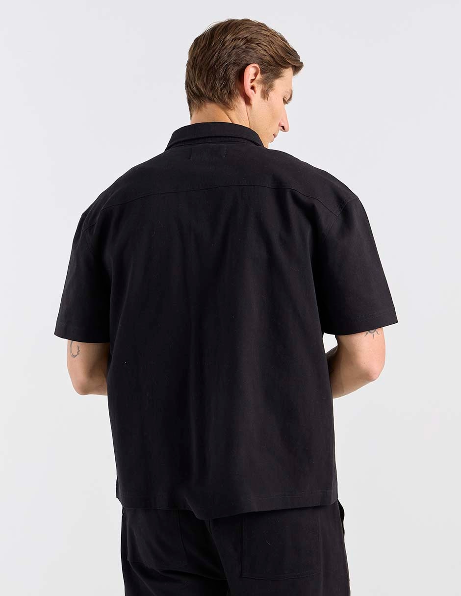 Camisa casual manga corta para hombre 6
