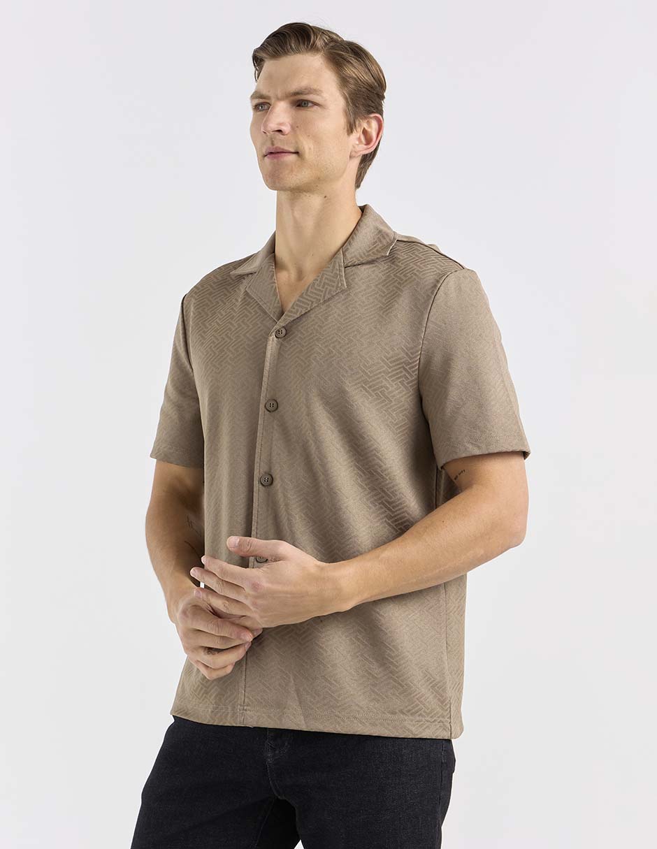 Camisa casual manga corta para hombre Camisa casual manga corta para hombre