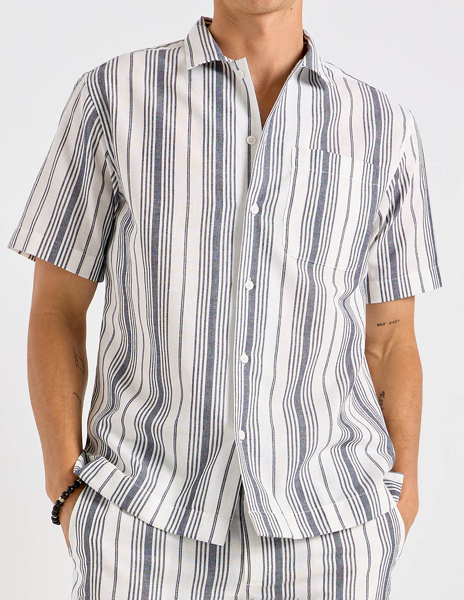 CAMISA COH26116-6SET, CH, AZUL MARINO
