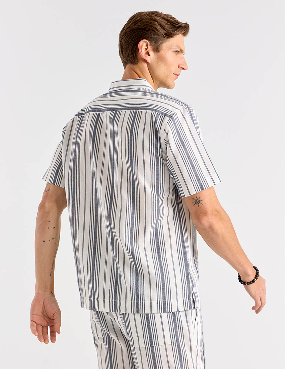 CAMISA COH26116-6SET, CH, AZUL MARINO