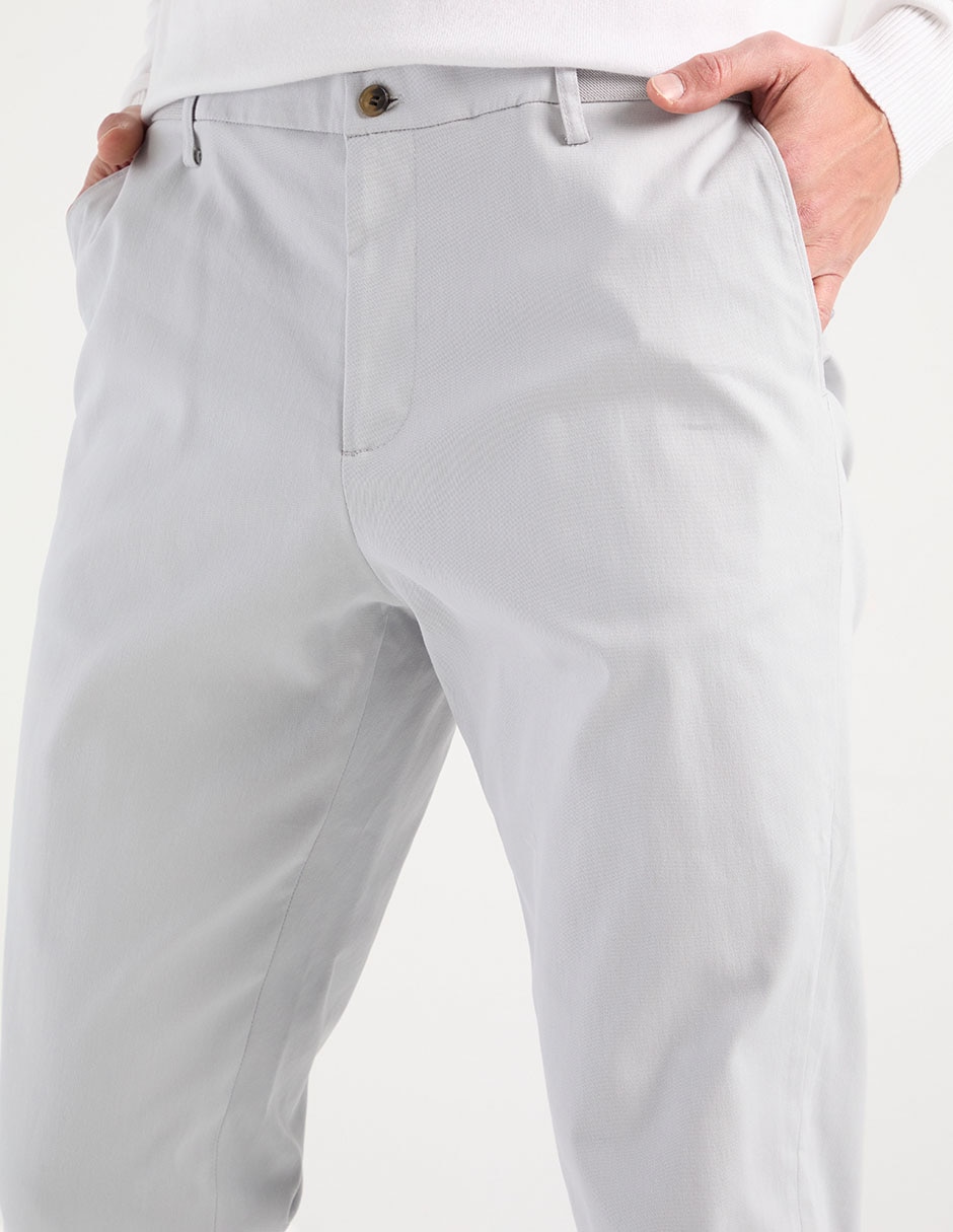 Pantalón slim de algodón para hombre 4